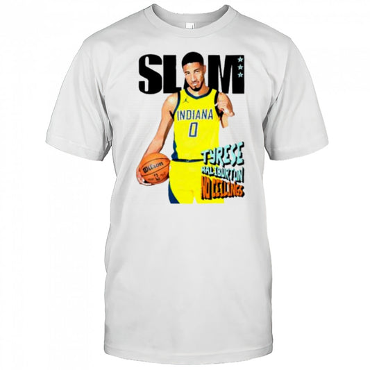 Slam Tyrese Haliburton no ceilings Indiana Pacers shirt