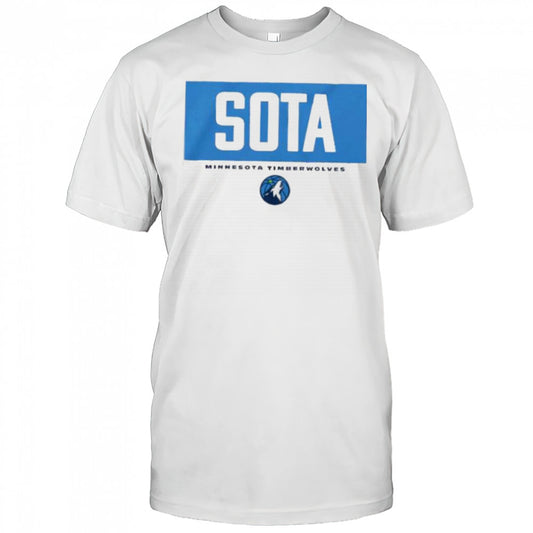 Sota NBA basketball Minnesota Timberwolves crossbar shirt