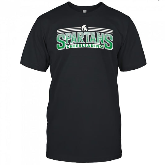 Spartans Cheerleading Stripes T Shirt
