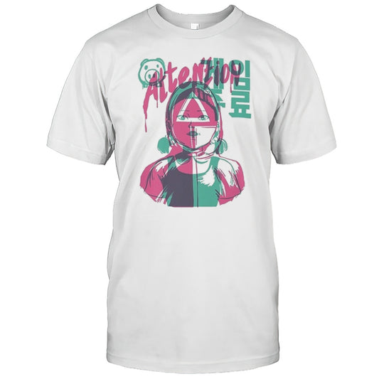 Squid Game Attention T shirt