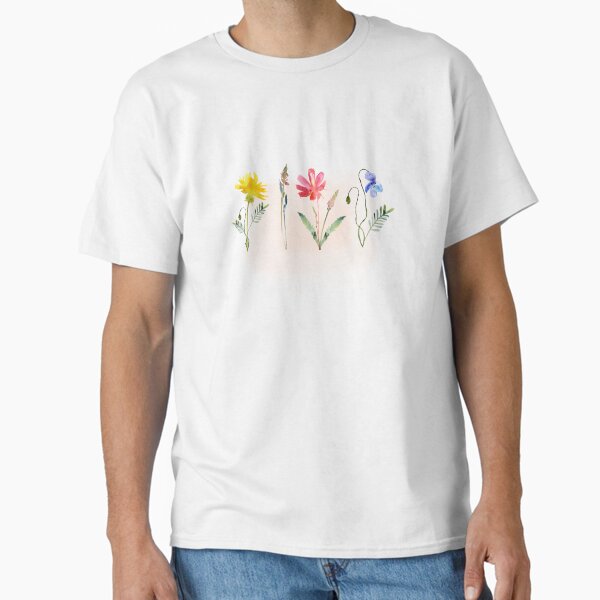 Wild florals flowers Mother’s Day gift Classic T-Shirt for Sale by Gkumar-design