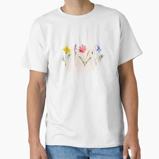 Wild florals flowers Mother’s Day gift Classic T-Shirt for Sale by Gkumar-design