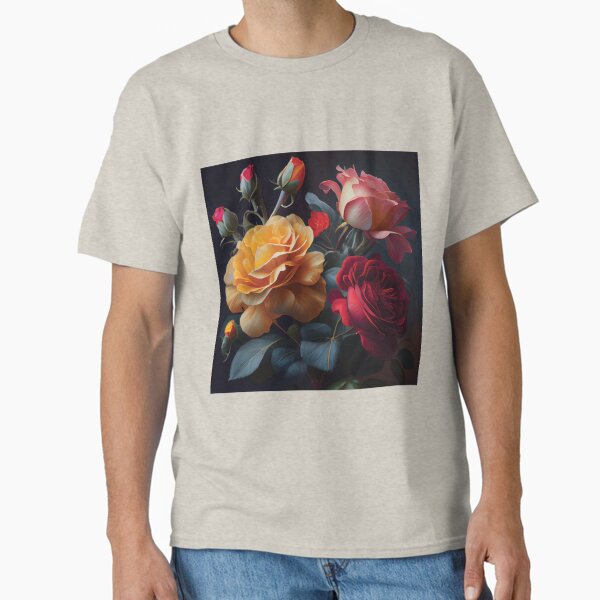Roses, flowers, Mother’s Day, red, yellow,  Classic T-Shirt for Sale by DGtaLrtcom