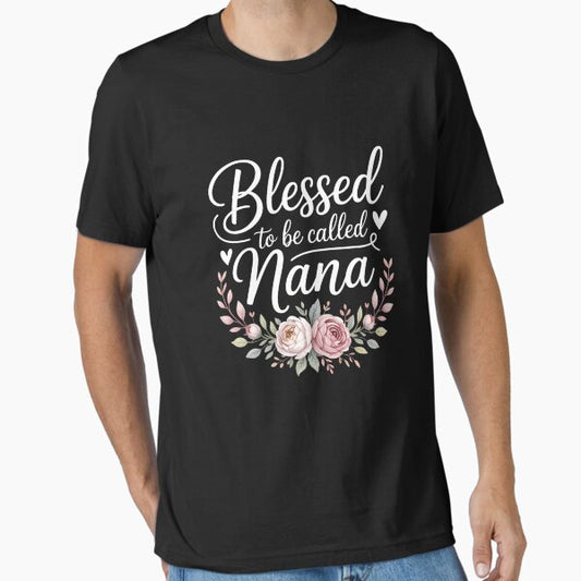 Blessed To Be Nana Women Grandma Mother's Day Christmas Essential T-Shirt for Sale by JonBarnes22