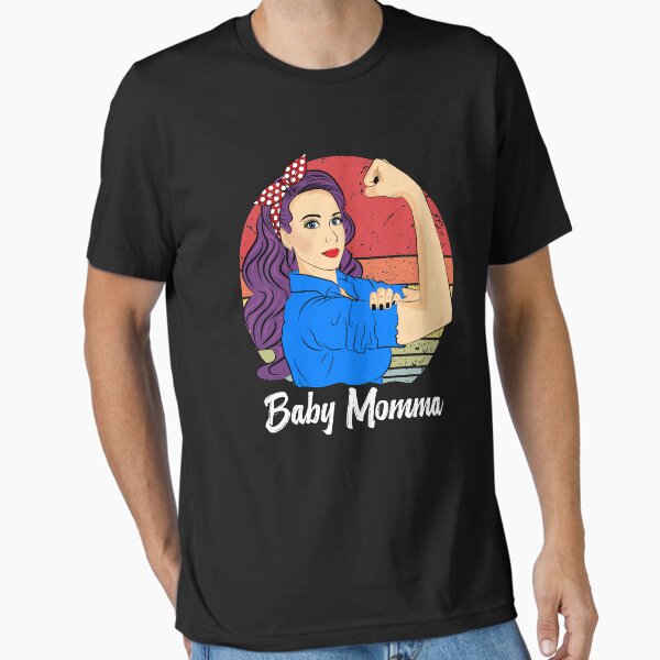 Baby Momma Vintage Retro Sunset Mother’s Day Essential T-Shirt for Sale by ZNOVANNA