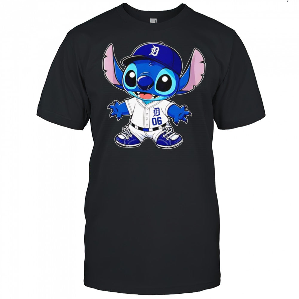 Stitch Detroit Tigers baseball shirt