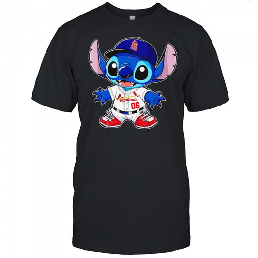 Stitch St Louis Cardinals baseball shirt