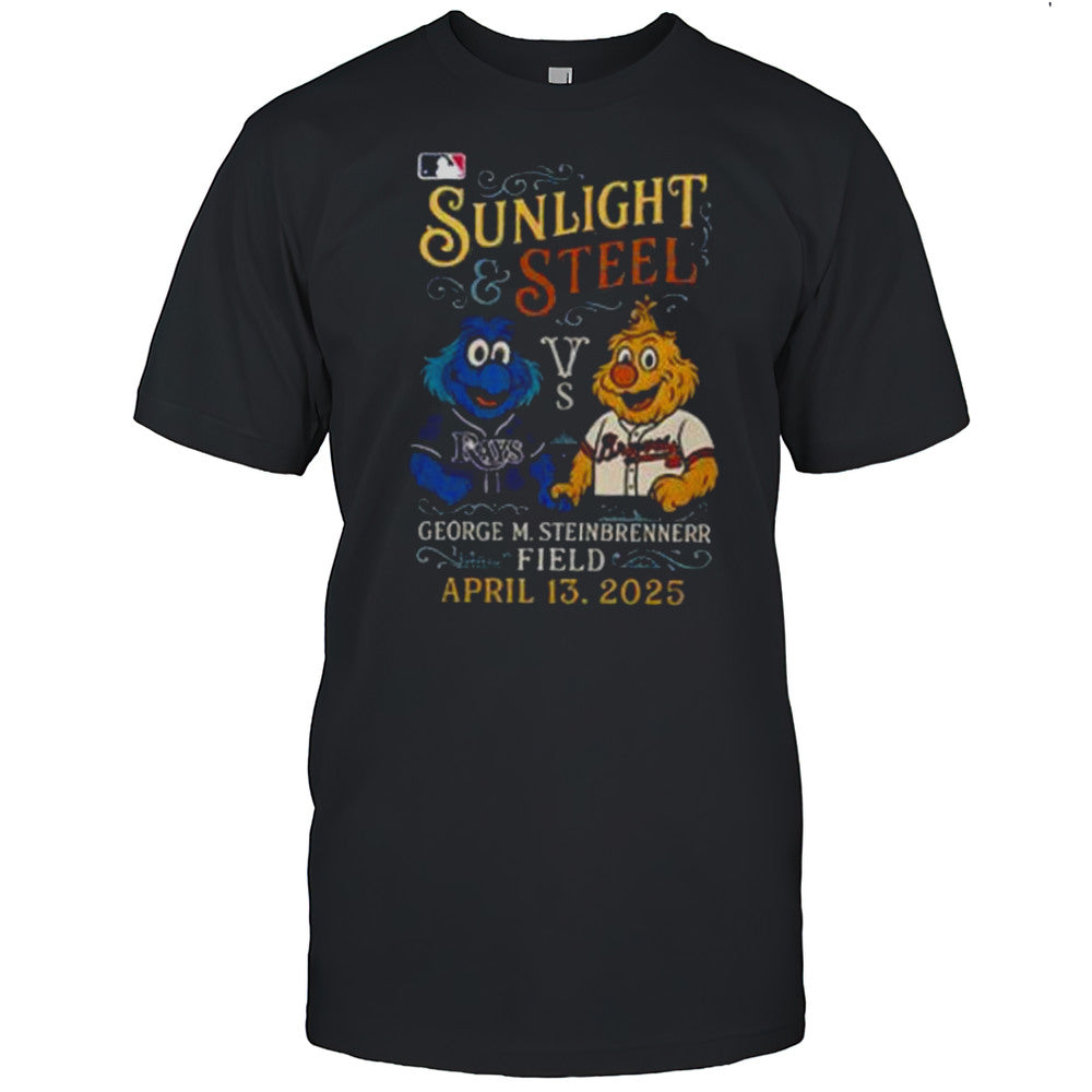 Tampa Bay Rays Vs Atlanta Braves Sunlight Steel George M. Steinbrenner Field Shirt