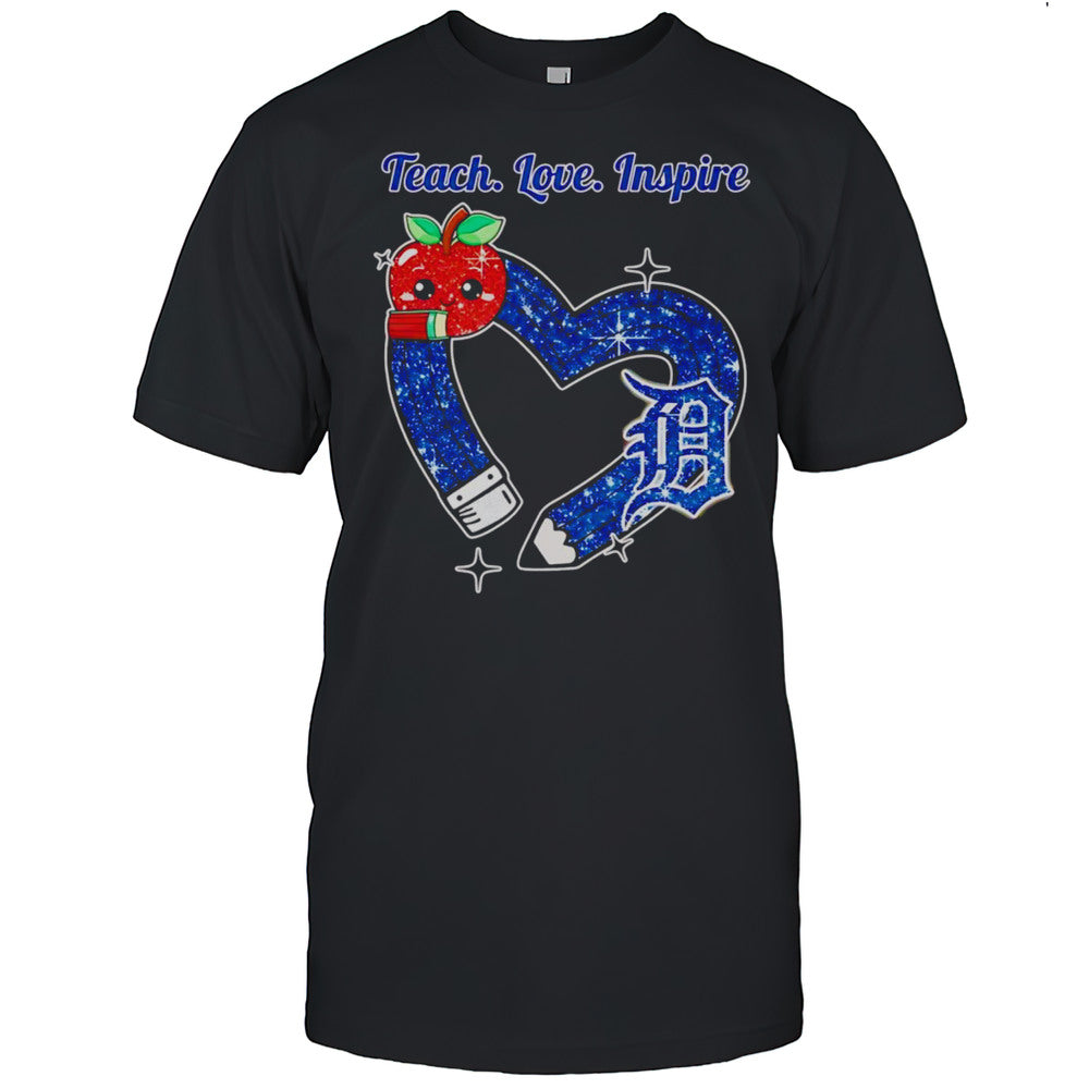 Teach Love Inspire Detroit Tigers Diamond Shirt