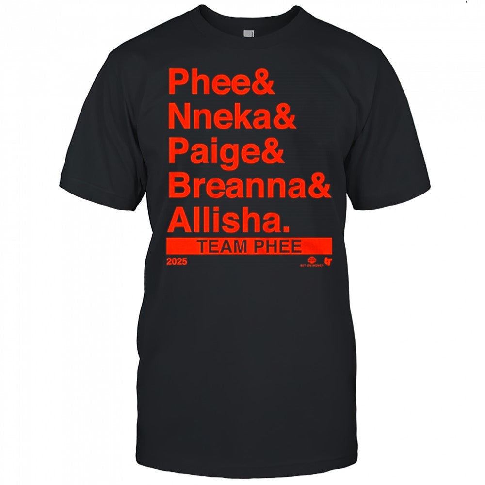Team Phee Lineup Ampersand T Shirt