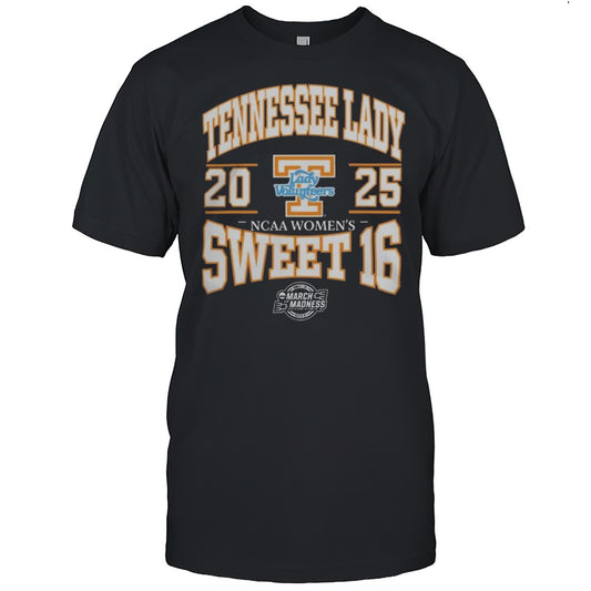 Tennessee Lady Volunteers 2025 NCAA Womens Basketball Sweet 16 Shirt