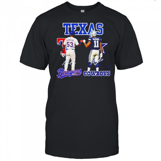 Texas Rangers Adolis García and Cowboys Micah Parsons shirt