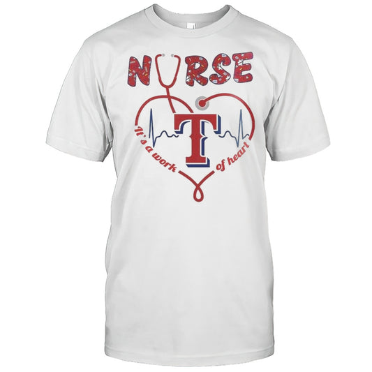 Texas Rangers Nurses Appreciation Night 2025 Baseball Shirt