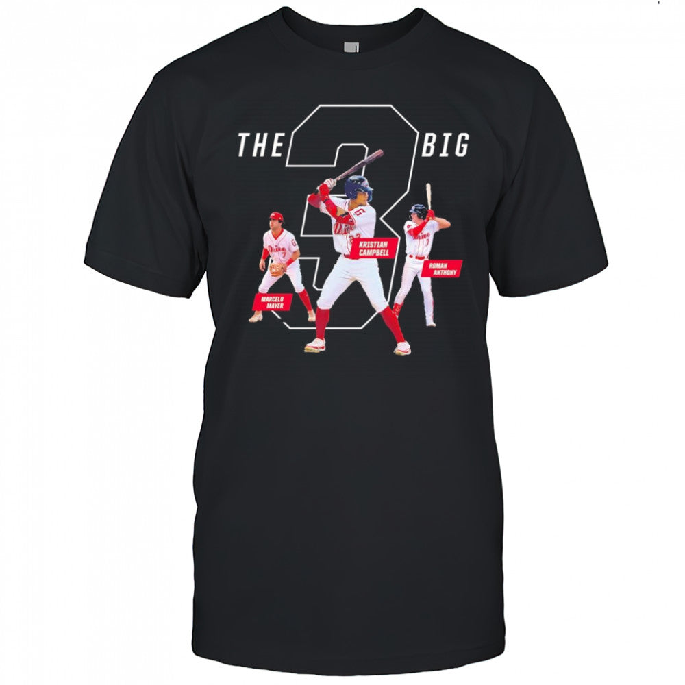 The Big 3 Greenville Drive shirt