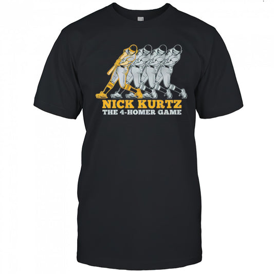 The Four Homer Game Nick Kurtz shirt