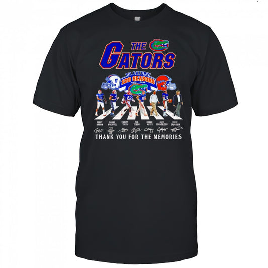 The Gators 120 seasons 1906 2025 Abbey Road thank you for the memories shirt