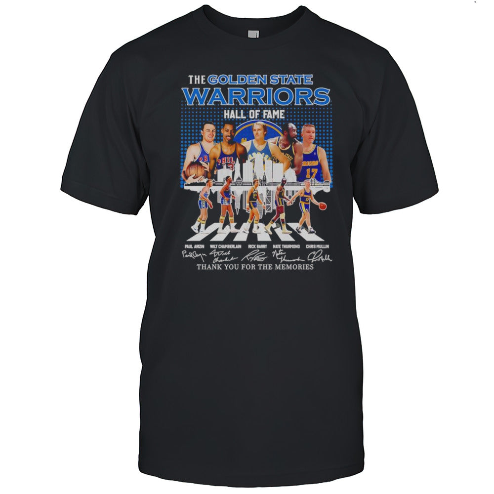 The Golden State Warriors Hall Of Fame Thank You For The Memories Shirt