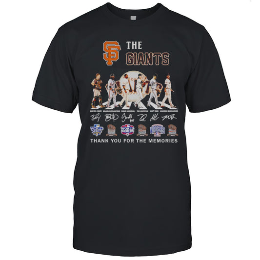 The San Francisco Giants Abbey Road Thank You For The Memories Shirt