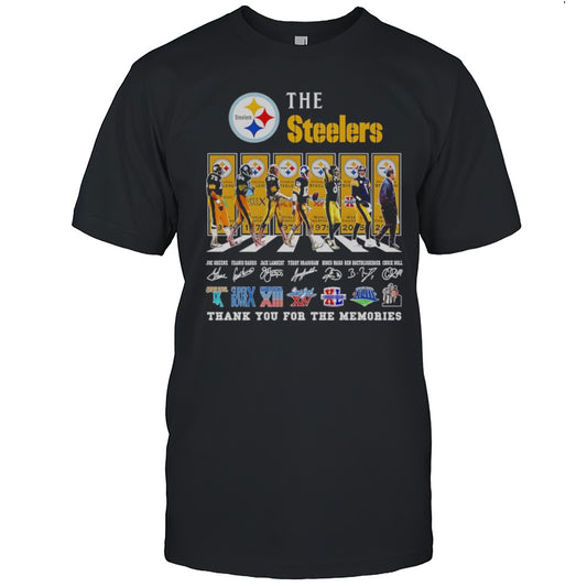 The Steelers Abbey Road Thank You For The Memories Shirt