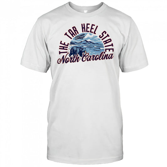 The Tar Heel State North Carolina Skyline Sunset shirt