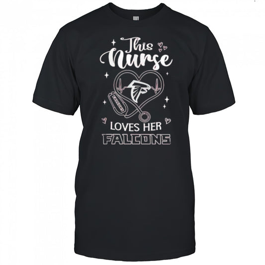 This nurse love her Atlanta Falcons shirt