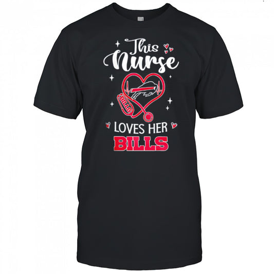 This nurse love her Buffalo Bills shirt