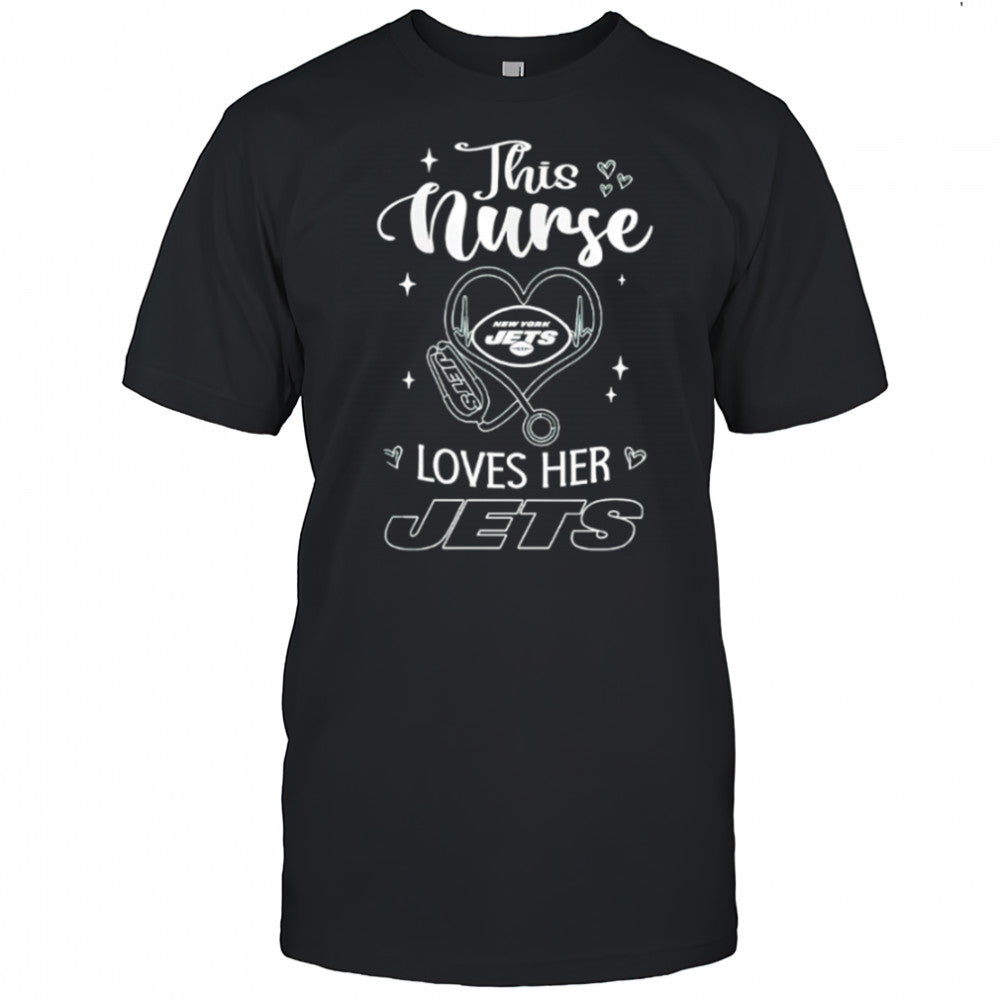 This nurse love her New York Jets shirt