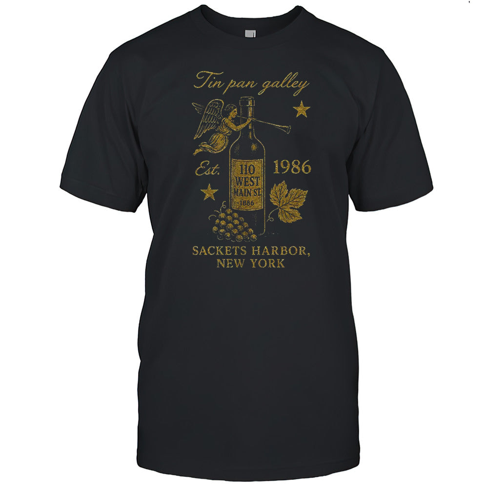 Tin Pan Galley Sackets Harbor New York Est 1986 Shirt