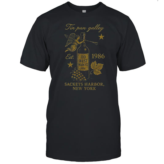 Tin Pan Galley Sackets Harbor New York Est 1986 Shirt