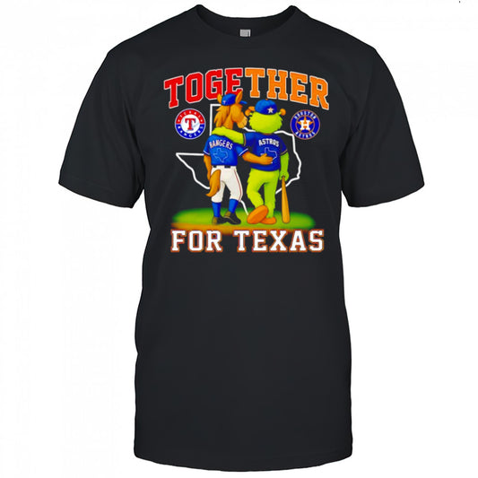 Together for Texas mascot shirt