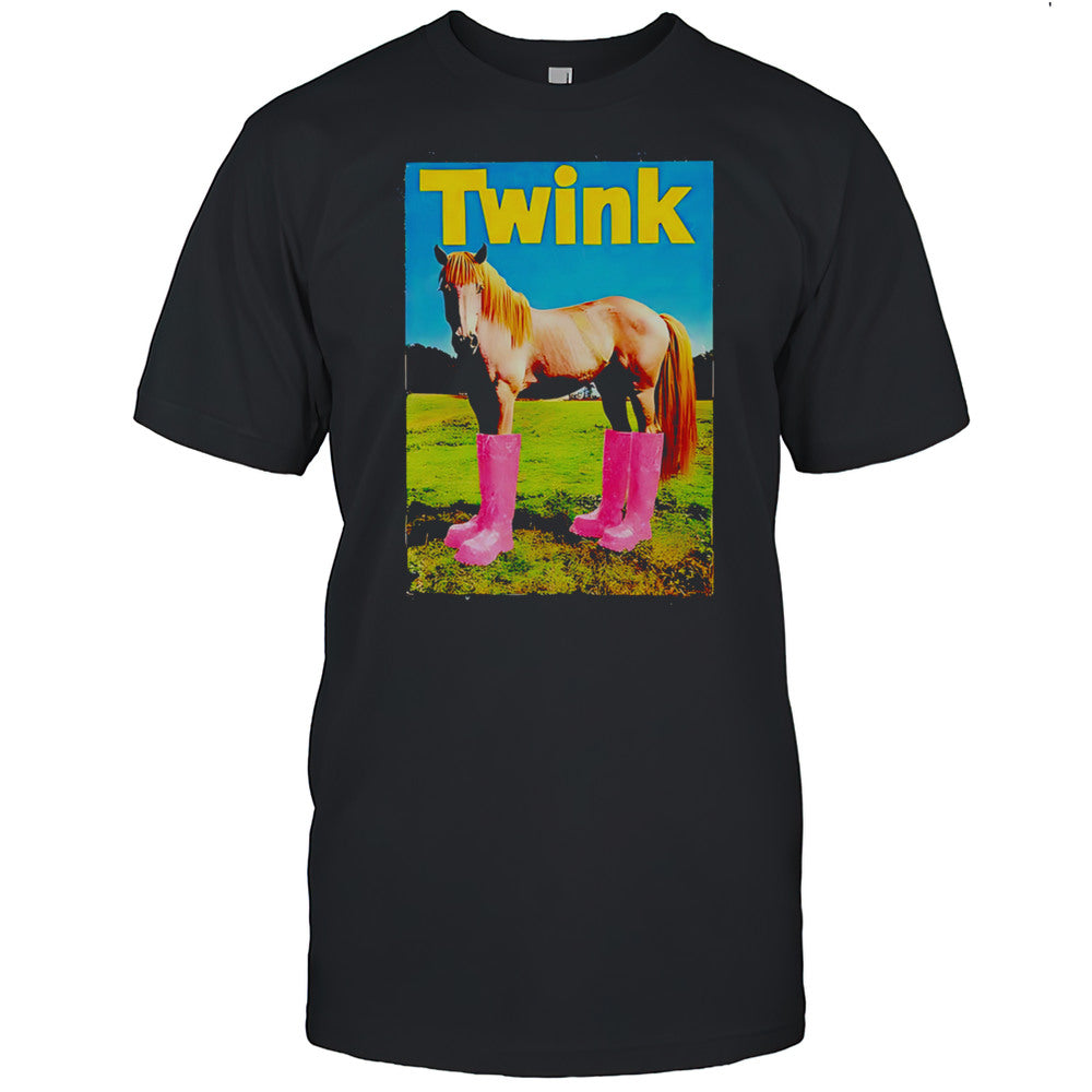 Twink Horse High Boots Shirt