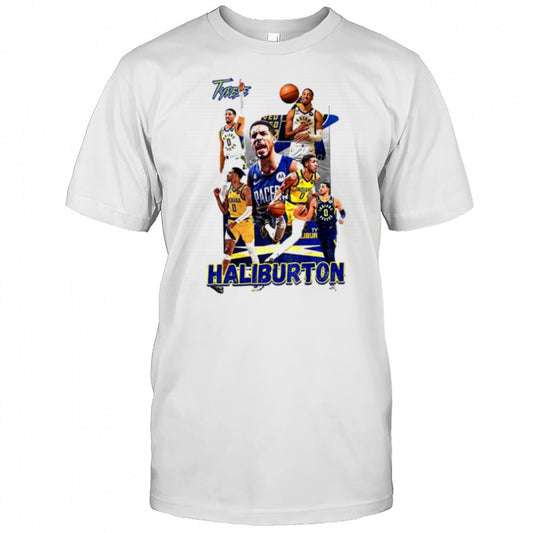 Tyrese Haliburton Graphic Pacers NBA Playoffs 2025 shirt