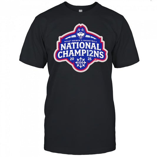 UConn Huskies NCAA Women’s Basketball National Champions 2025 shirt