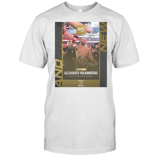 UFC 314 And New Alexander Volkanovski World Featherweight Champion 2025 Poster T shirt