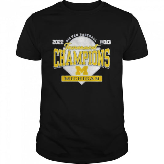 University of Michigan Baseball Big Ten Tournament Champions Shirt