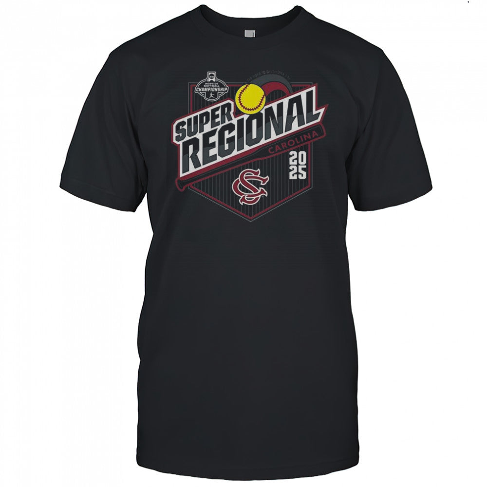 University Of South Carolina Softball 2025 Super Regionals T Shirt