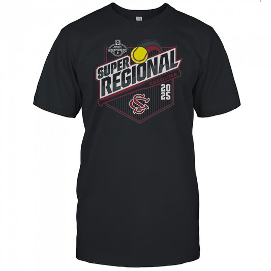 University Of South Carolina Softball 2025 Super Regionals T Shirt