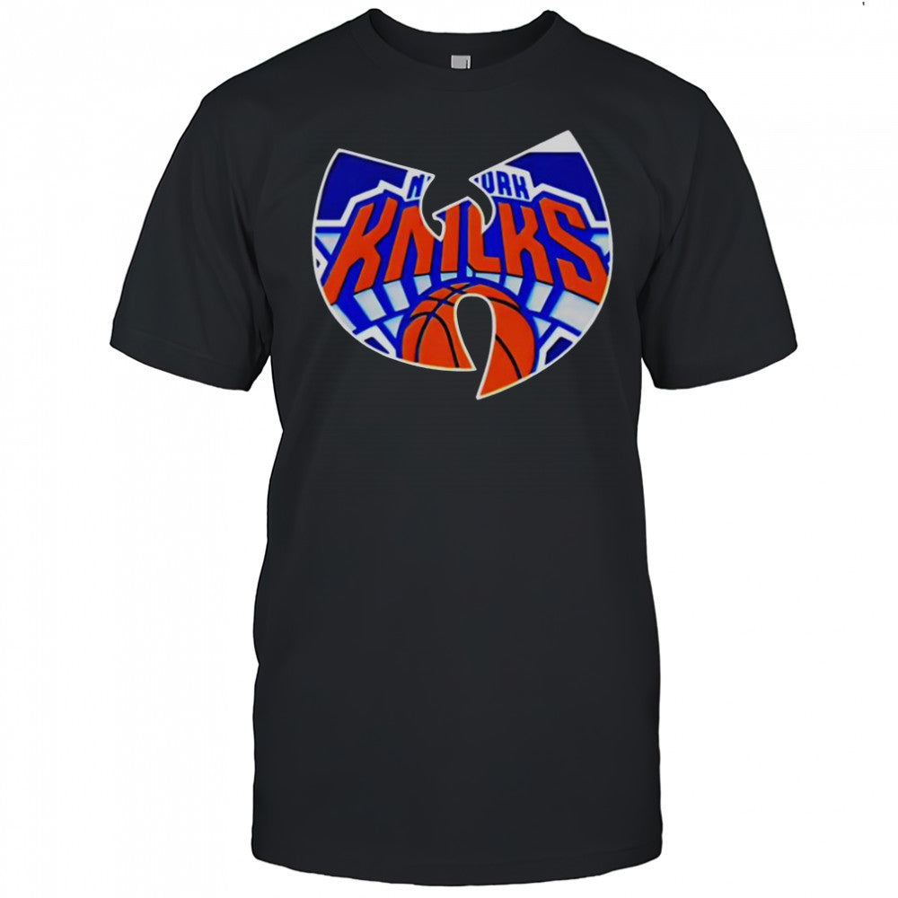 Wu Tang New York Knicks Basketball Logo T Shirt